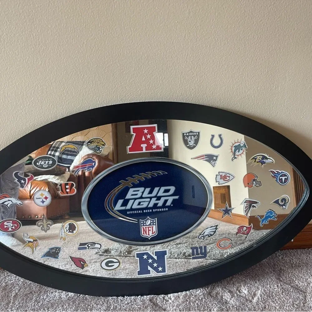 NFL BUD lite Limited Edition Mirror